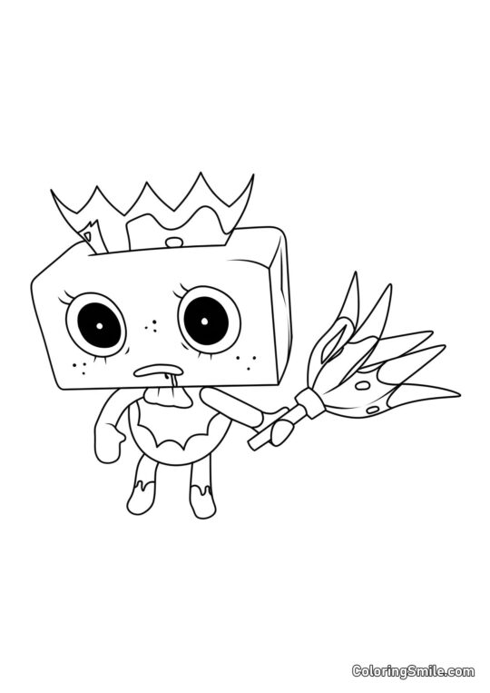 Zvrácená Tisha - Omalovánka