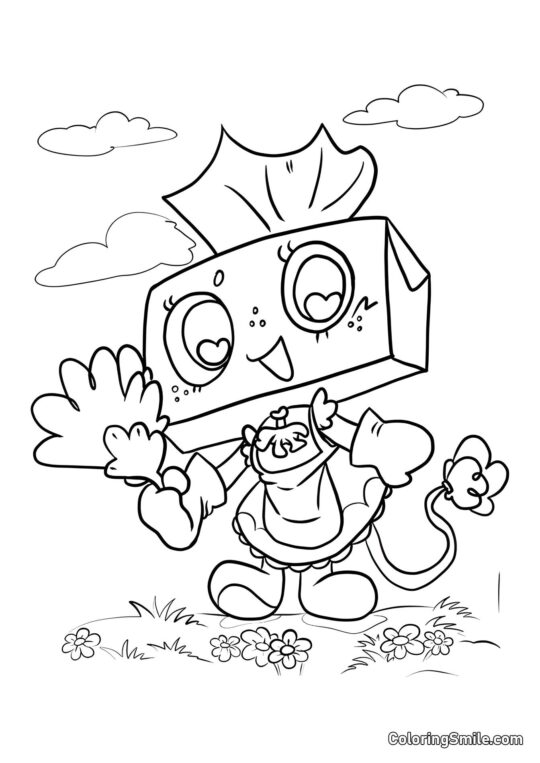 Tisha z Dendyho světa - Omalovánka