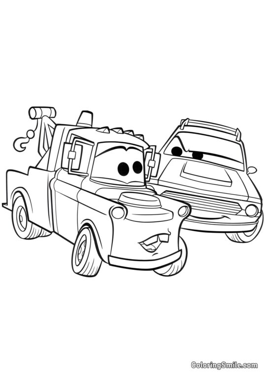 Snaží se oklamat Matera - Omalovánka