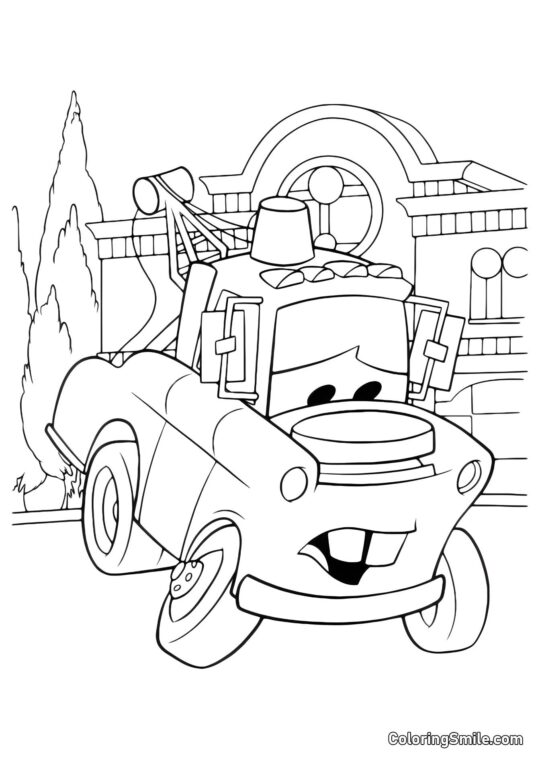 Smutný Mater - Omalovánka