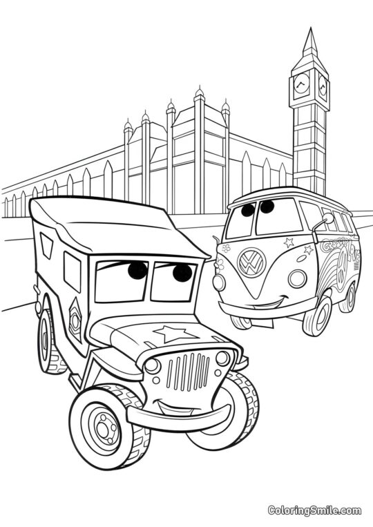 Fillmore v Londýně - Omalovánka