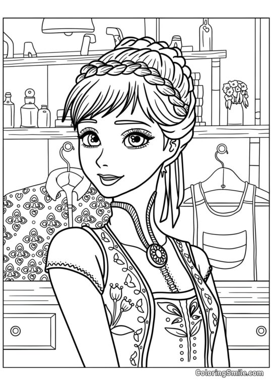 Princezna Anna – Krása Princezna Anna – Krása - Omalovánka