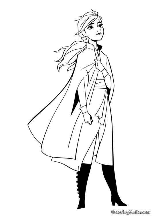 Anna z Ledového srdce 2 Anna z Ledového srdce 2 - Omalovánka