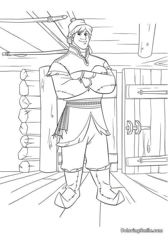 Kristoff Kristoff - Omalovánka